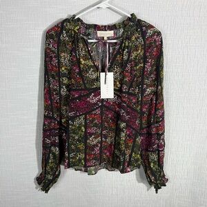 Caballero Miki Top – Garden‎ Floral Print – Extra Small – New With Tags